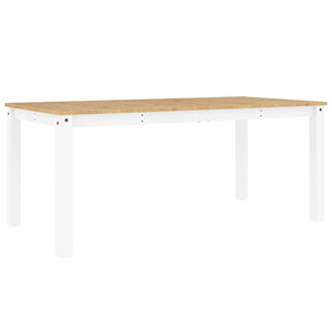Esstisch PANAMA Weiß Kiefer Massivholz 180x90 cm