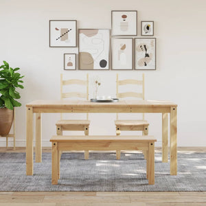 Essbank Panama Kiefer Massivholz 105 cm