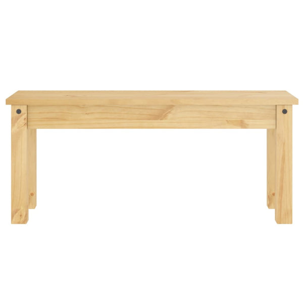 Essbank Panama Kiefer Massivholz 105 cm