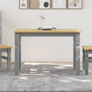 Esstisch Grau Kiefer Massivholz 112x60 cm