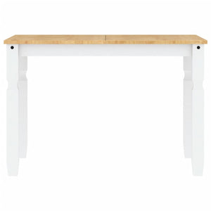 Esstisch Kiefer Massivholz Weiß 112x60 cm