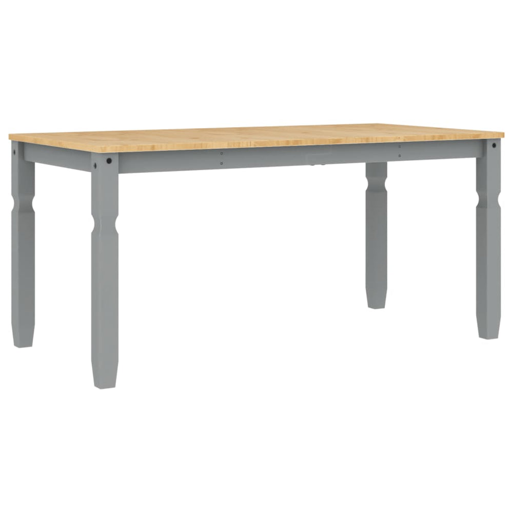 Esstisch Grau Kiefer Massivholz 160 cm