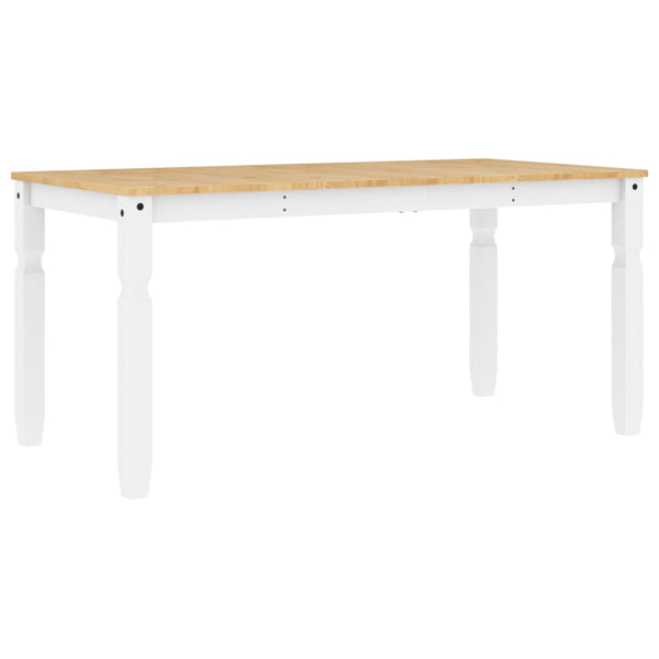 Esstisch Corona Weiß Kiefer Massivholz 160 cm