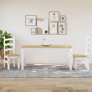 Esstisch Corona Weiß Kiefer Massivholz 160 cm