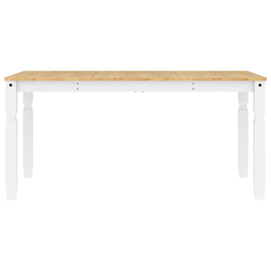 Esstisch Corona Weiß Kiefer Massivholz 160 cm