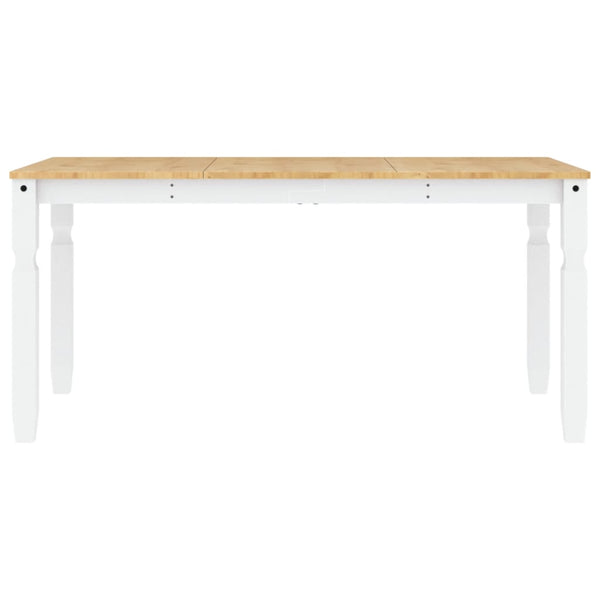 Esstisch Corona Weiß Kiefer Massivholz 160 cm