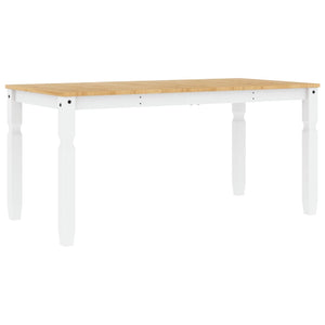 Esstisch Corona Weiß Kiefer Massivholz 160 cm