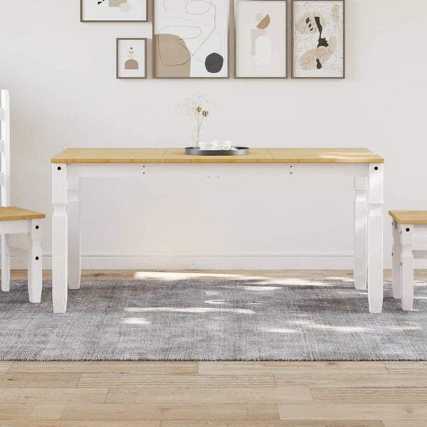 Esstisch Corona Weiß Kiefer Massivholz 160 cm