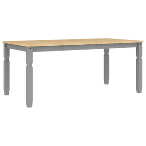 Esstisch Grau Kiefer Massivholz 180x90 cm