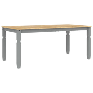 Esstisch Grau Kiefer Massivholz 180x90 cm