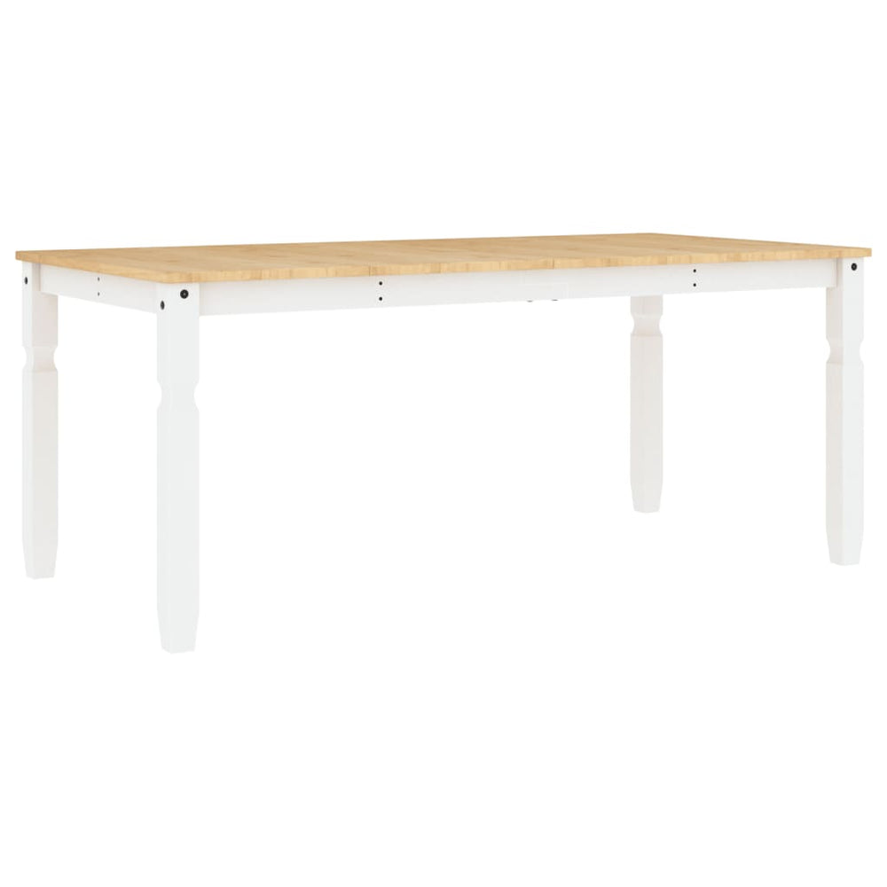 Esstisch Corona Weiß, Kiefer Massivholz 180 cm