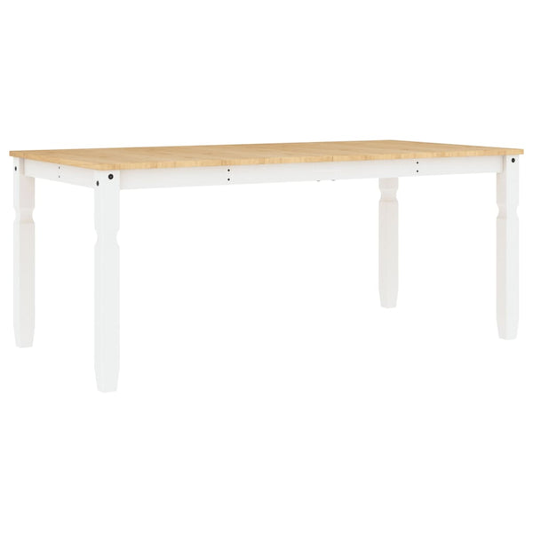 Esstisch Corona Weiß, Kiefer Massivholz 180 cm