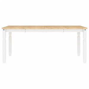 Esstisch Corona Weiß, Kiefer Massivholz 180 cm