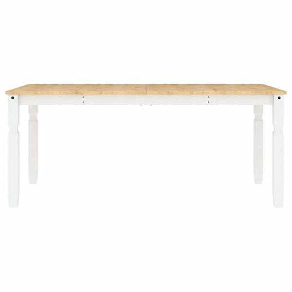 Esstisch Corona Weiß, Kiefer Massivholz 180 cm