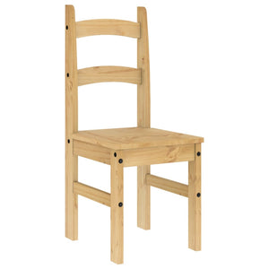 Esszimmerstühle 2er Set Kiefer Massivholz