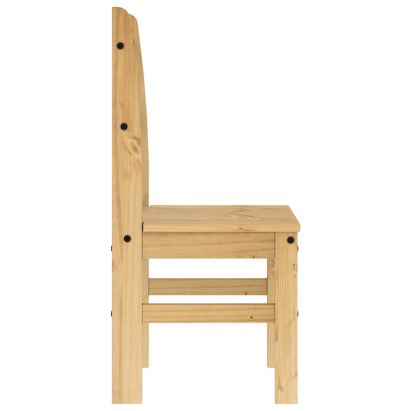 Esszimmerstühle 2er Set Kiefer Massivholz