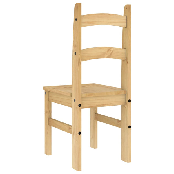 Esszimmerstühle 2er Set Kiefer Massivholz