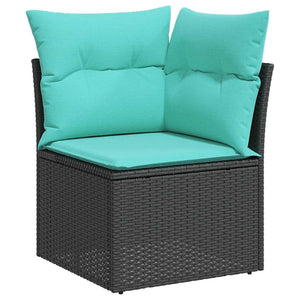 10-teiliges Gartensofa-Set mit Kissen