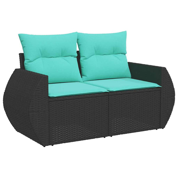 7-teiliges Gartensofa-Set mit Kissen