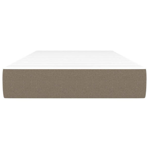 Taschenfederkernmatratze 120x190 cm Taupe