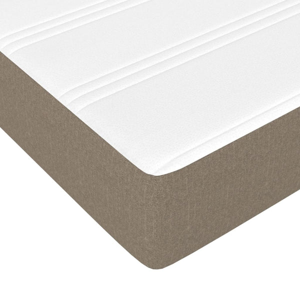Taschenfederkernmatratze 120x190 cm Taupe