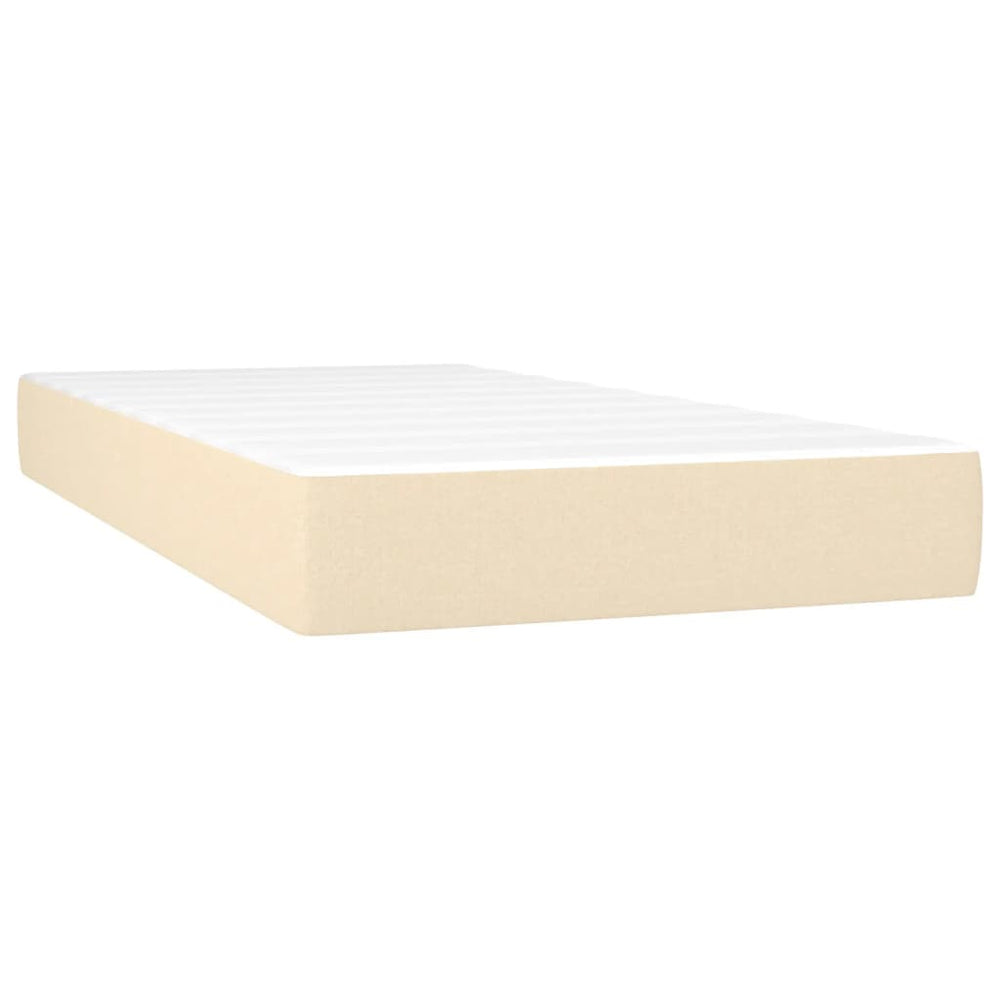 Taschenfederkernmatratze Creme 120x190 cm