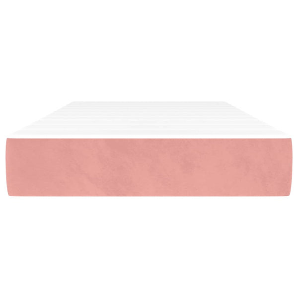 Taschenfederkernmatratze Rosa Samt 120x190 cm