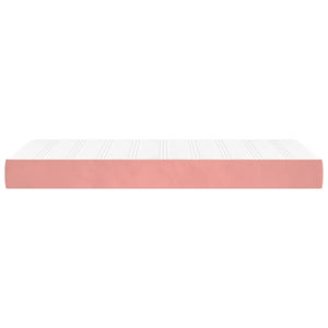 Taschenfederkernmatratze Rosa Samt 120x190 cm