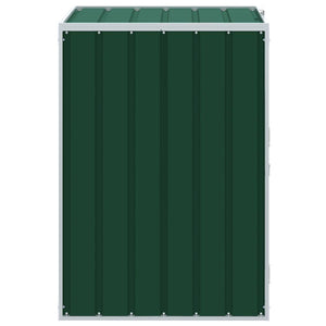 Mülltonnenbox für 1 Tonne Grün Stahl 72x81x115 cm