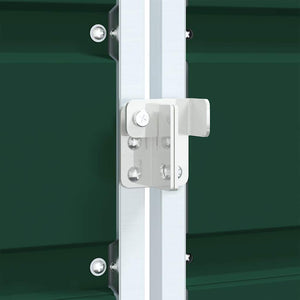 Mülltonnenbox für 1 Tonne Grün Stahl 72x81x115 cm