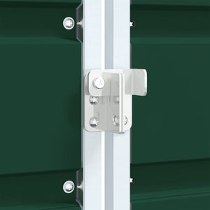 vidaXL Cache-poubelle pour 2 poubelles vert 144x81x113 cm acier