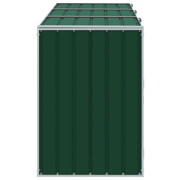Mülltonnenbox für 3 Tonnen Grün