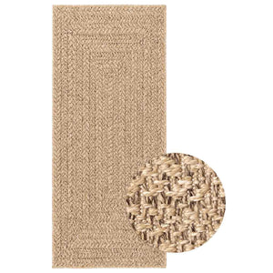 Teppich ZIZUR 80x200 cm Jute-Optik