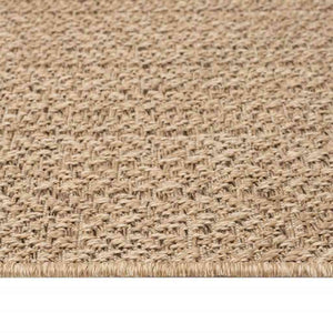 ZIZUR Teppich 200x200 cm Jute-Optik In- & Outdoor