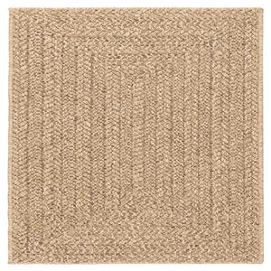 ZIZUR Teppich 240x240 cm Jute-Optik