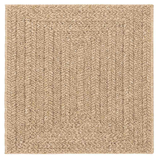 ZIZUR Teppich 240x240 cm Jute-Optik