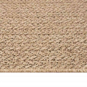ZIZUR Teppich 240x240 cm Jute-Optik