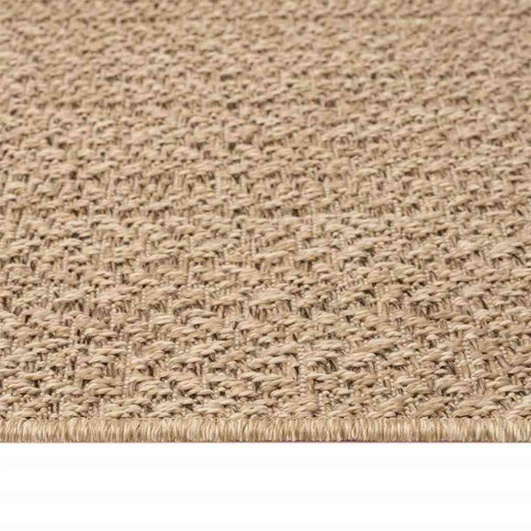 ZIZUR Teppich 240x240 cm Jute-Optik