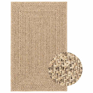 Teppich ZIZUR 240x340 cm Jute-Optik