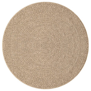 Runder Teppich ZIZUR, Ø 200cm, Jute-Optik