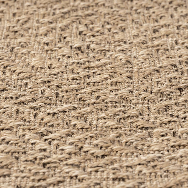Runder Teppich ZIZUR, Ø 200cm, Jute-Optik