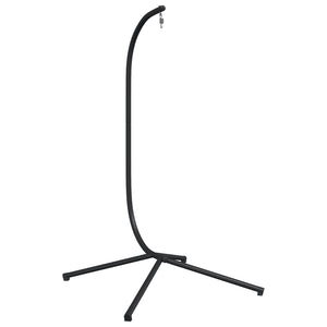 Hängesessel Gestell Schwarz Stahl