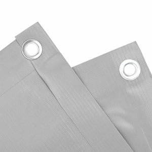 Grauer Balkon Sichtschutz PVC 400x75 cm