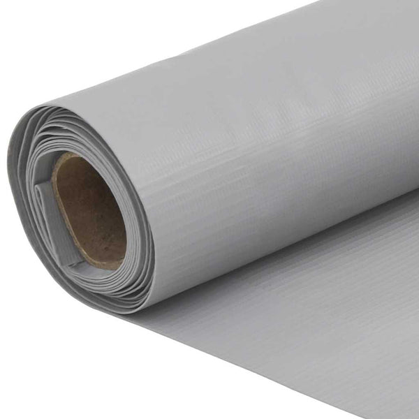 Grauer Balkon Sichtschutz PVC 400x75 cm