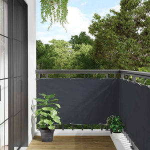 Anthrazit Balkon Sichtschutz 500x90 cm
