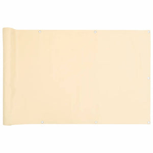 Balkon Sichtschutz Creme 500x90 cm PVC