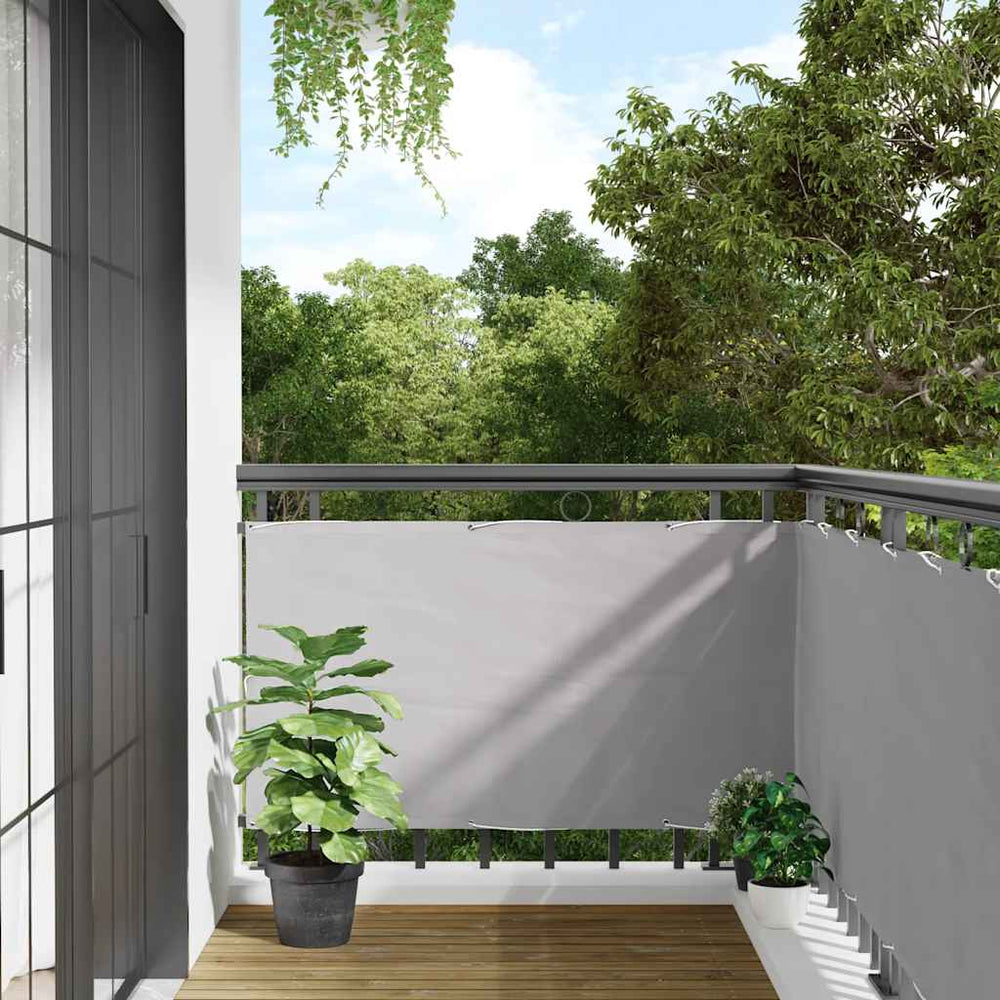 Grauer Balkon-Sichtschutz 500x120 cm