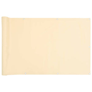 Balkon Sichtschutz Creme 300x120 cm PVC