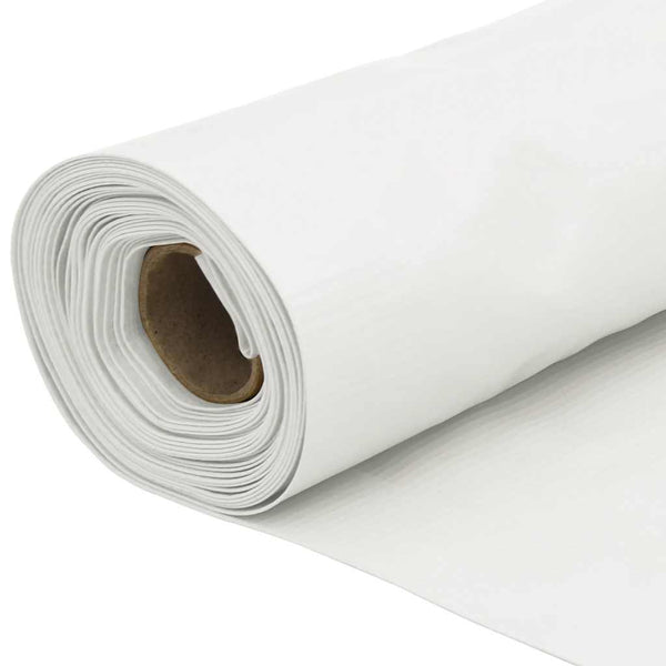 Balkon Sichtschutz Weiß 400x120 cm PVC