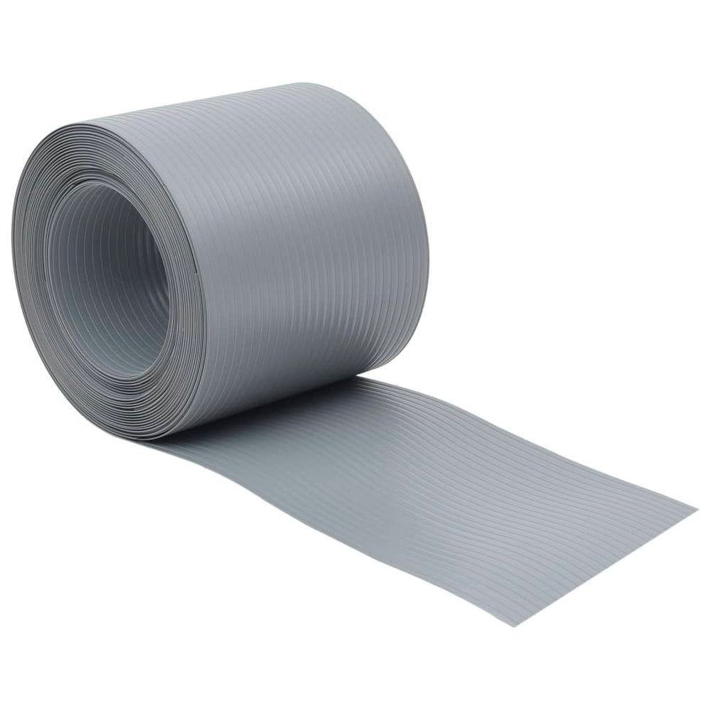Sichtschutzstreifen Grau PVC 252,5x19cm, 10er Set